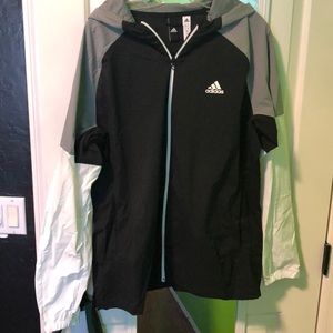 Adidas blocked windbreaker